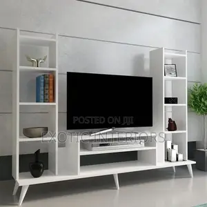 Tv Stand Modern White Call