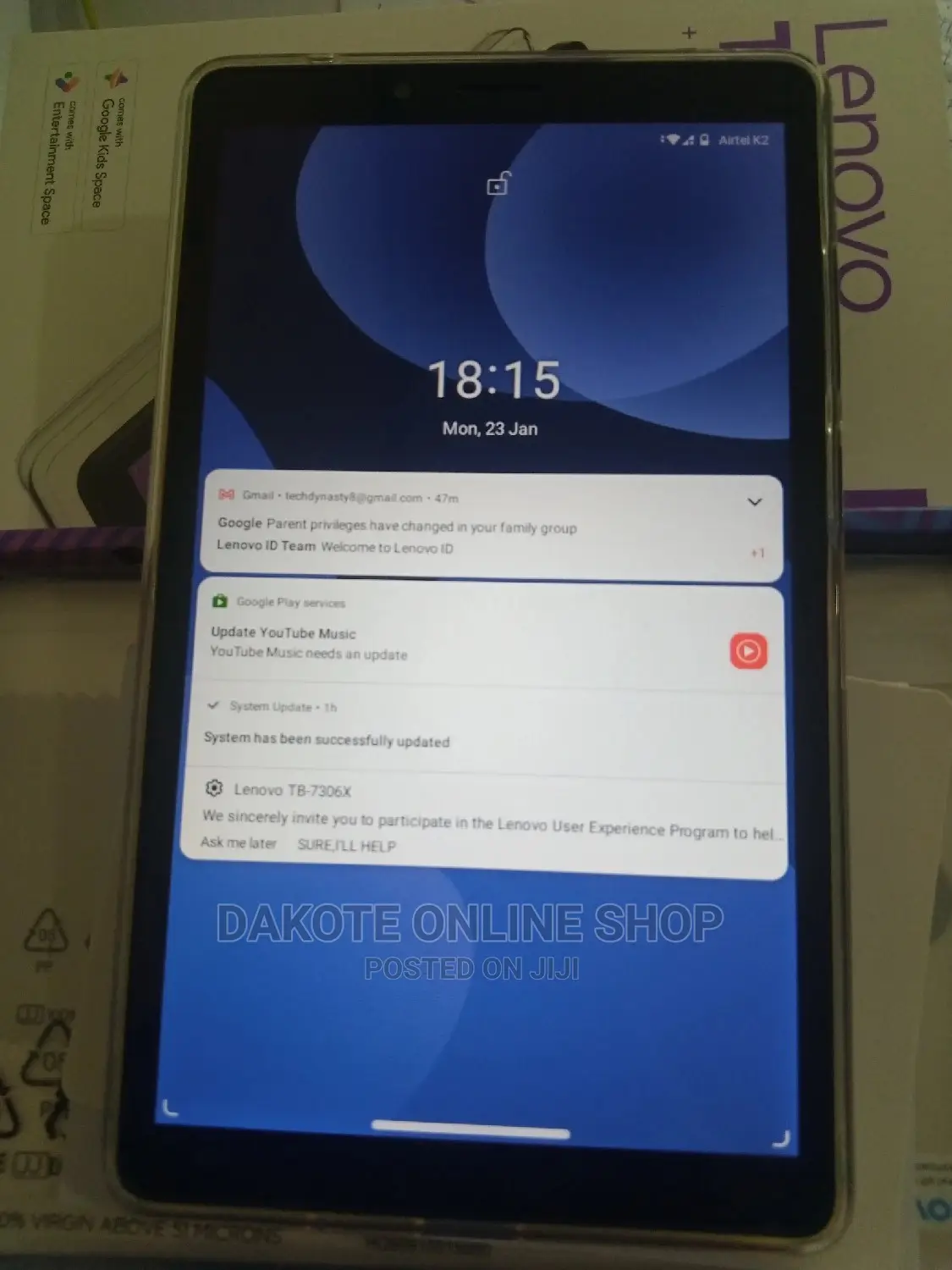 New Lenovo Tab M7 32 GB Gray