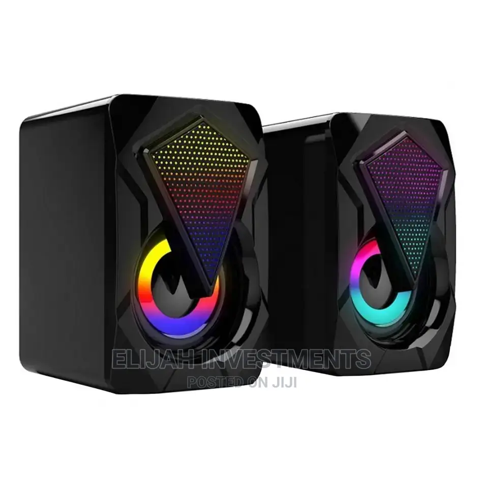 Mini Stereo Pc/Laptop RGD Led Speakers