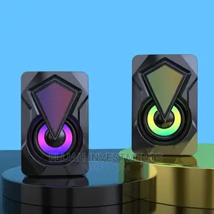 Mini Stereo Pc/Laptop RGD Led Speakers
