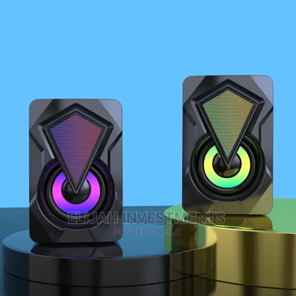 Mini Stereo Pc/Laptop RGD Led Speakers