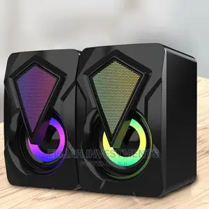 Mini Stereo Pc/Laptop RGD Led Speakers
