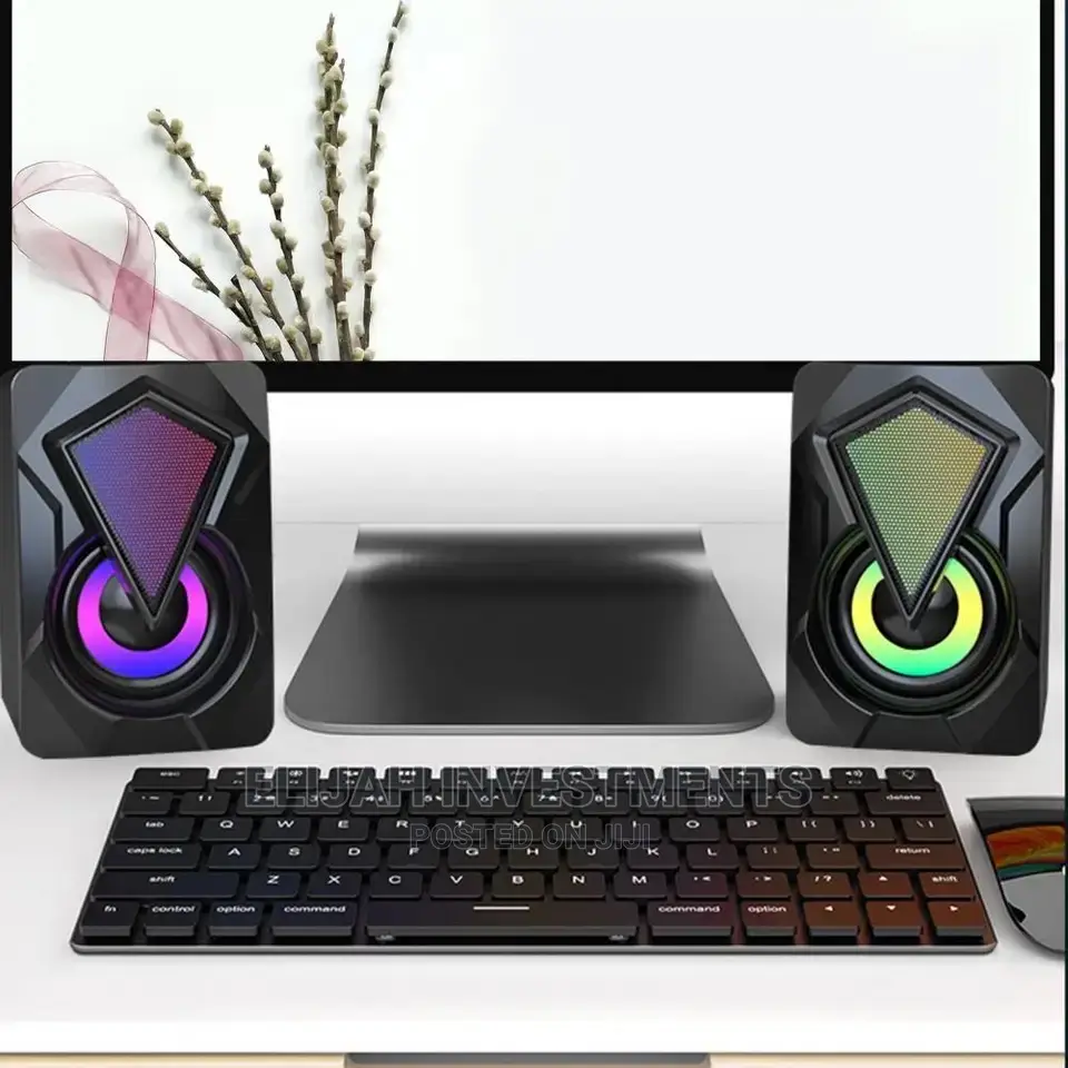 Mini Stereo Pc/Laptop RGD Led Speakers