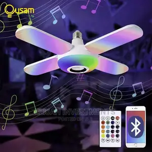Led Light, Bluetooth Music Speaker Lamp With Remote
