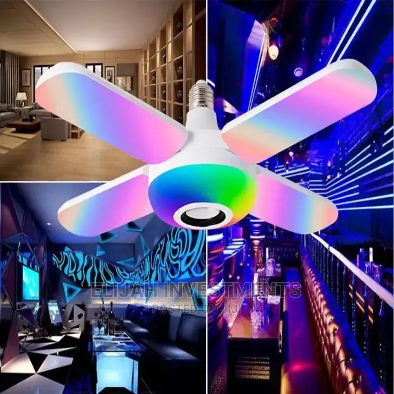 Led Light, Bluetooth Music Speaker Lamp With Remote