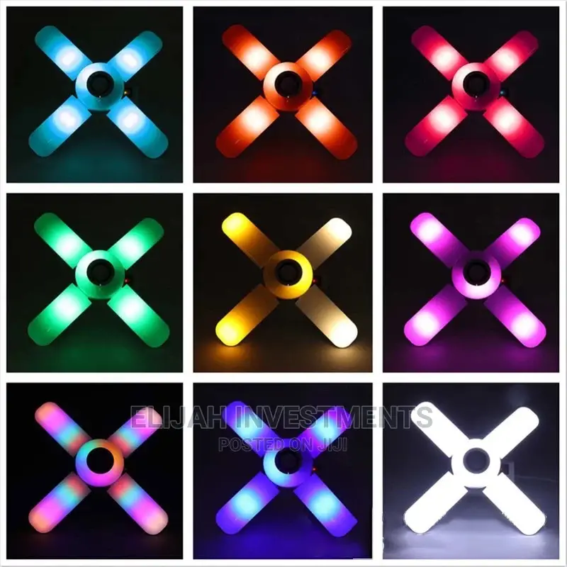 Led Light, Bluetooth Music Speaker Lamp With Remote