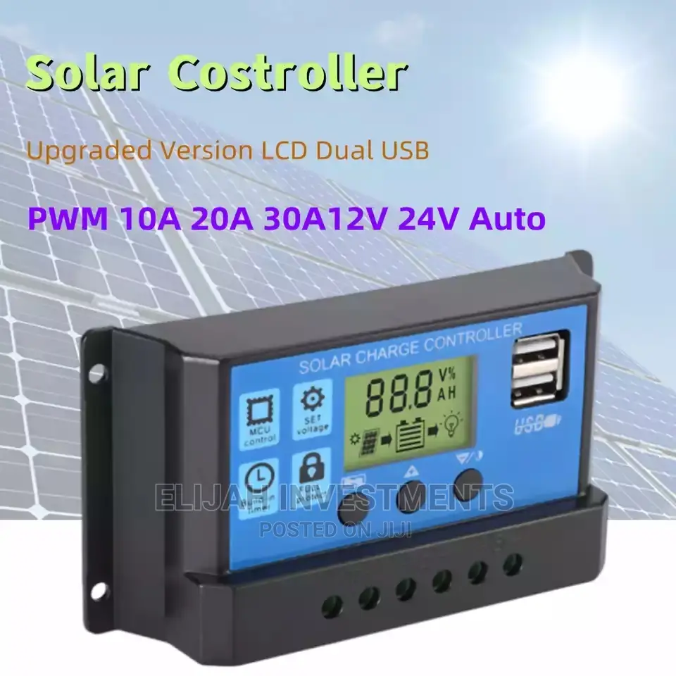 12v, 24v, 20ah, 30ah Solar Charge Controller