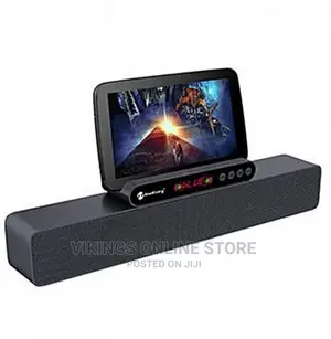 Powerful Wireless Speaker Designed With Phone Stand.