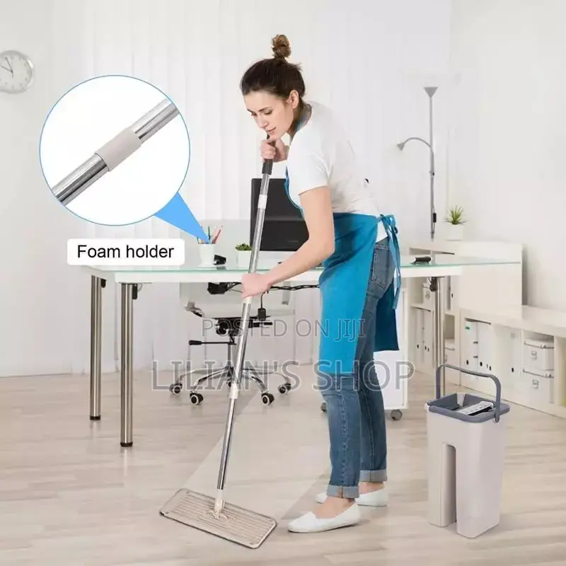 Flat Mop With Bucket