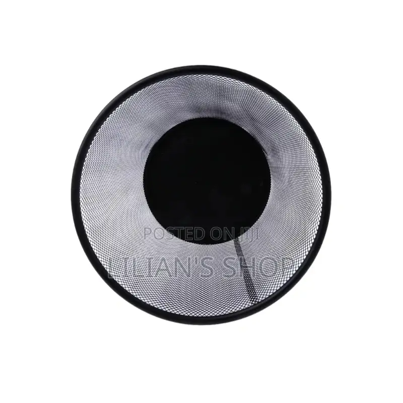 Metal Mesh Round Trash Bin Dust Bin/Waste