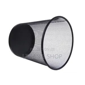 Metal Mesh Round Trash Bin Dust Bin/Waste