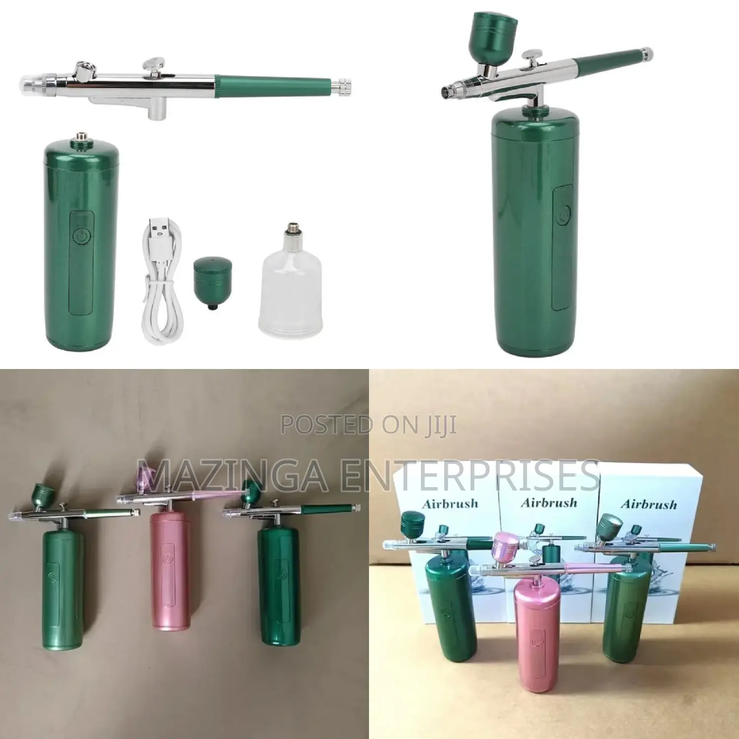 Rechagable Airbrush & Compresor Gun(Hairspry,Nailart,Makeup)