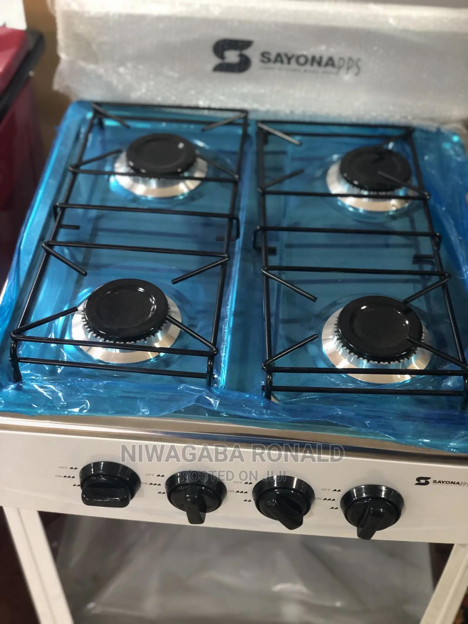 Sayona Stainless Steel Gas Burner With 4 Gaspots