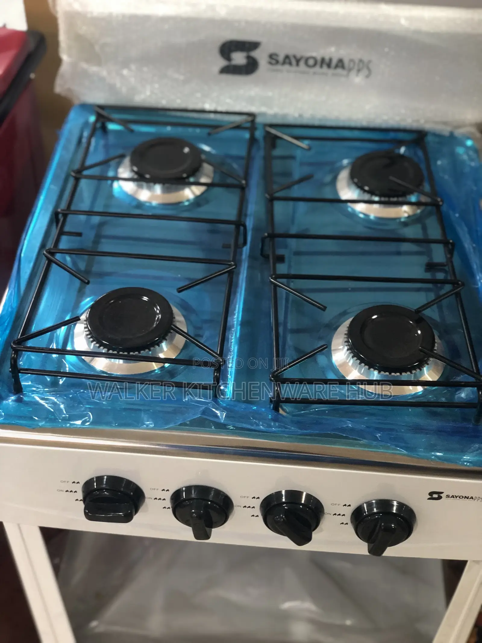 Sayona Stainless Steel Gas Burner With 4 Gaspots