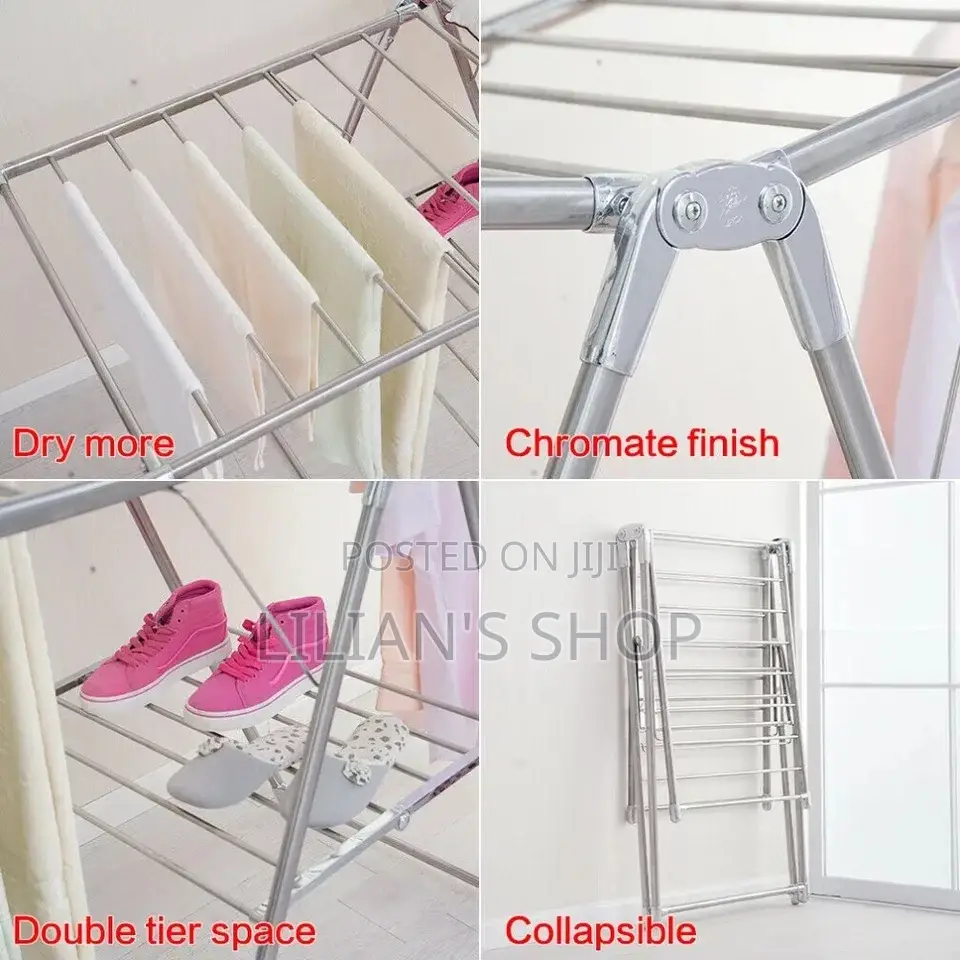 Stainless Steel Foldable Cloth Drying Rack