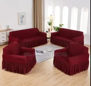 Quality Sofa Covers 3211- Maroon