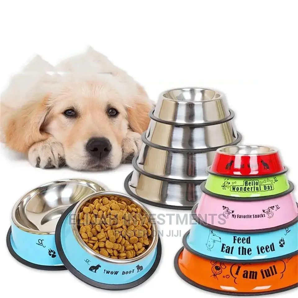 Cat/Dog Metallic Feeding Bowl