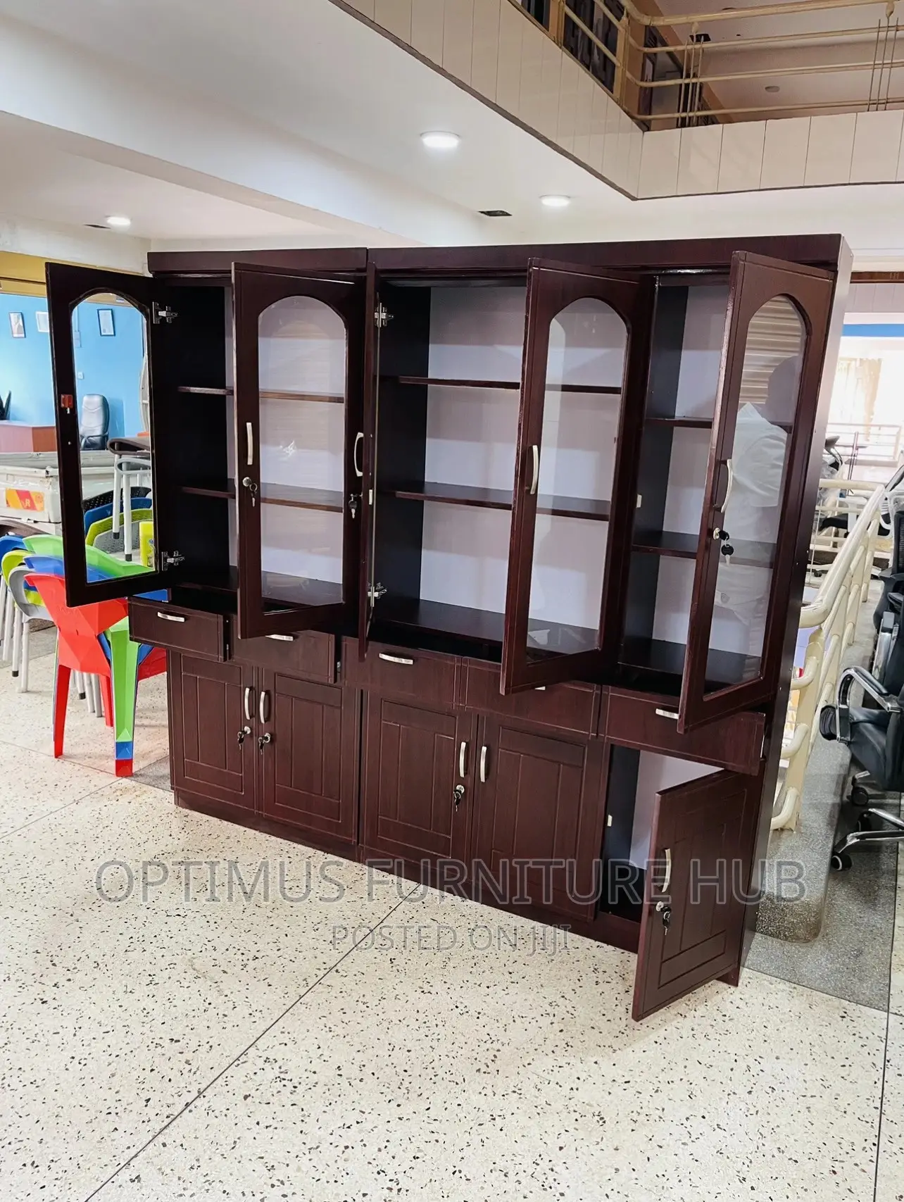 Wooden Cabinet (5 Doors)