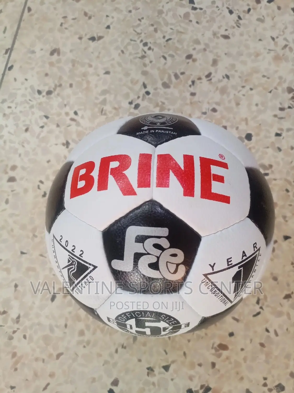 Football Brain Tube Waterproof Size 5 Original Material
