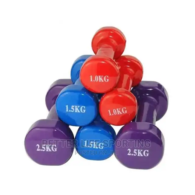 Coloured Dumbbells L 1 KGS to 5 KGS