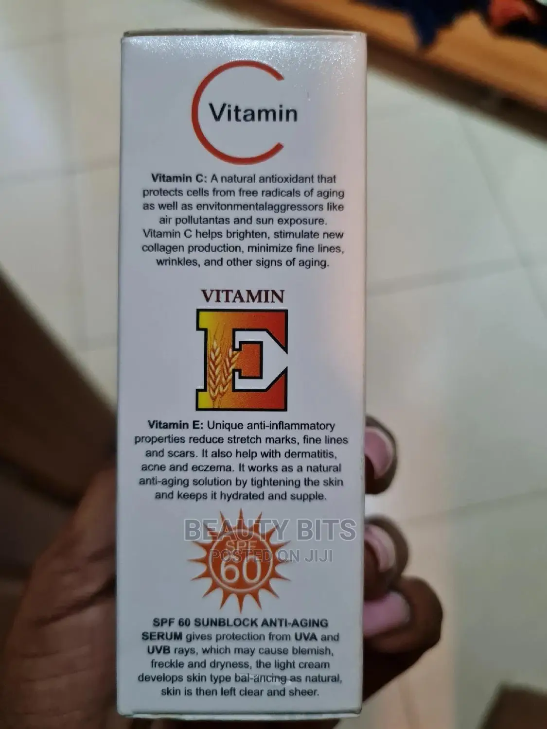 Retinol and Other Vitamins With SPF 60