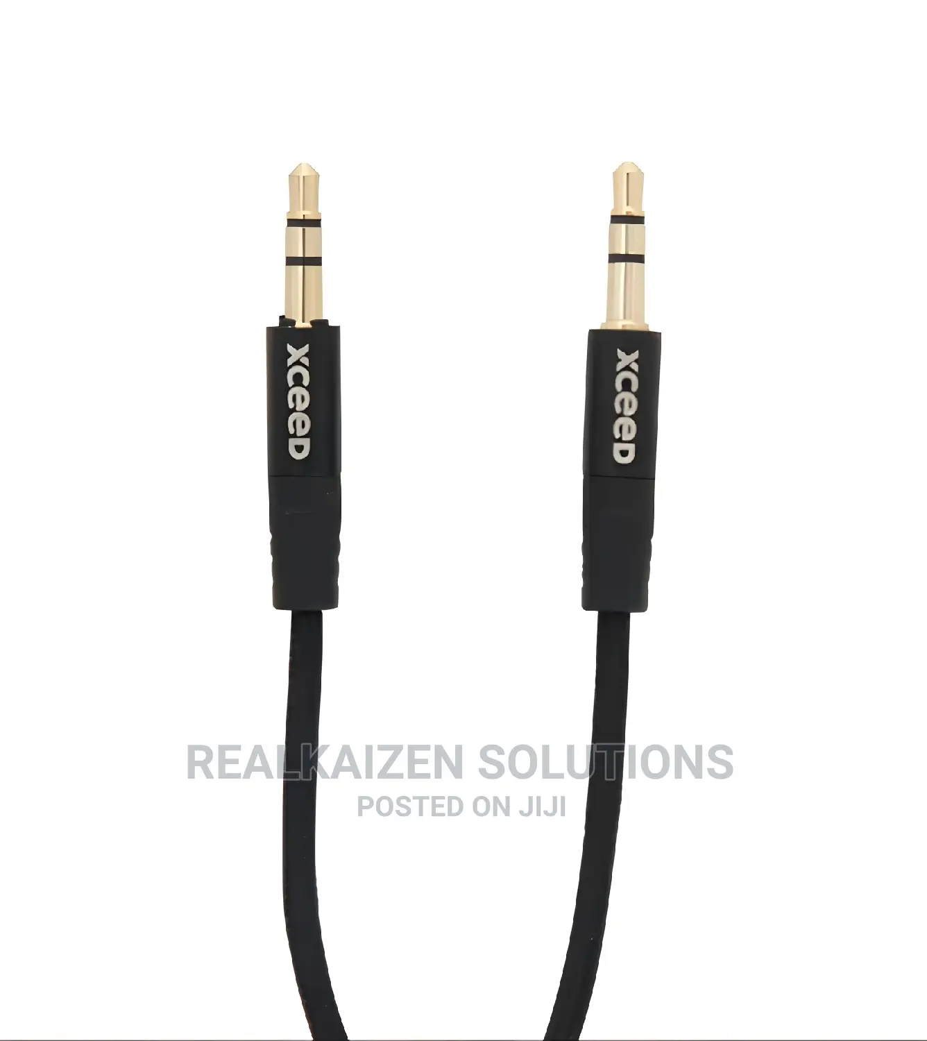XCEED Talk BLACK High Quality 3.5mm Aux Cable 1 Meter