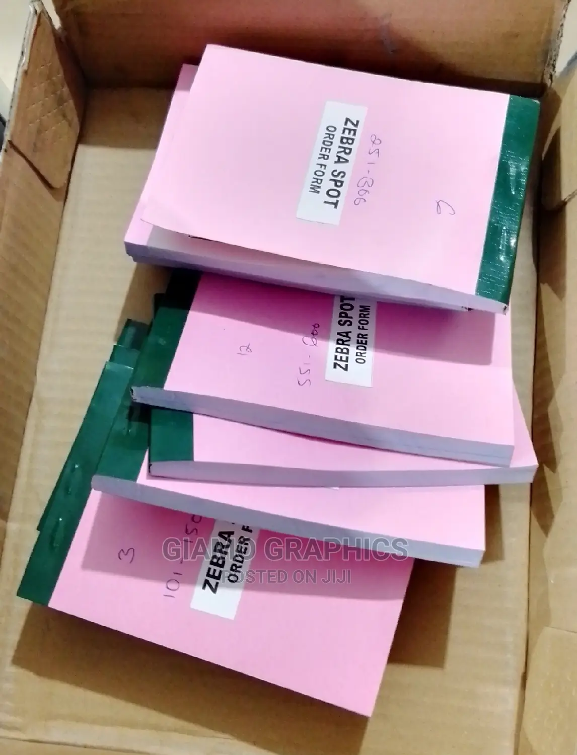 A6 Order Forms Books