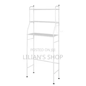 3 Tier Toilet Rack - White