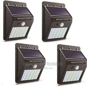 4 Solar Wall Lights Onsale