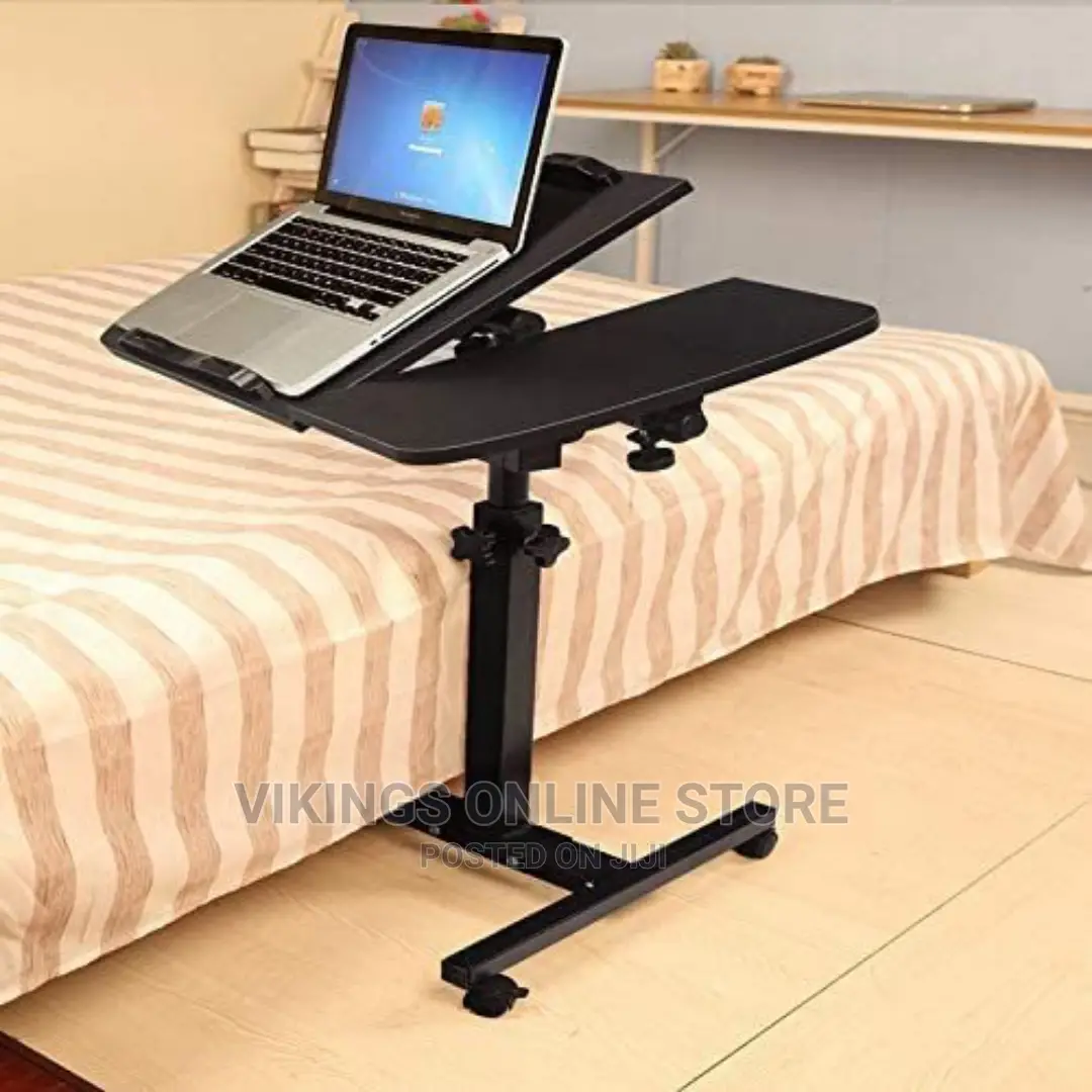 Adjustable Mobile Standing Laptop Table Stand Desk-