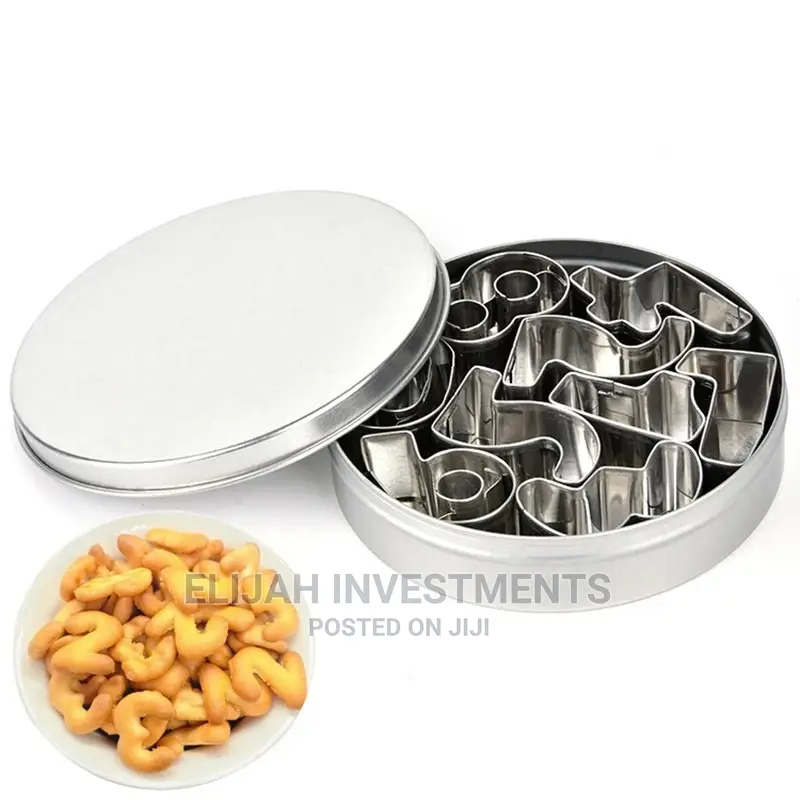 26 Pcs Alphabet Cookie Press