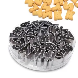26 Pcs Alphabet Cookie Press