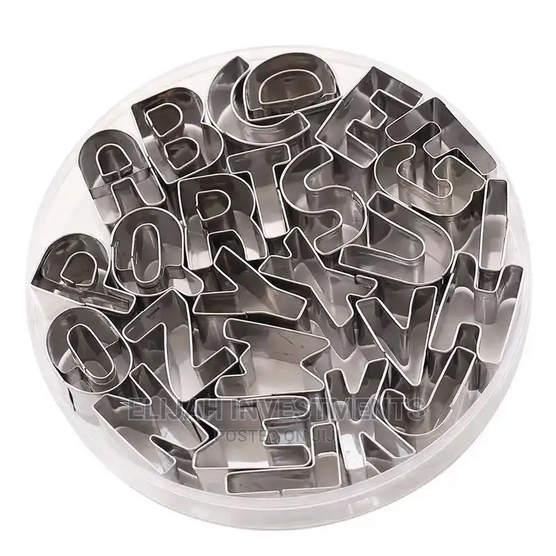 26 Pcs Alphabet Cookie Press