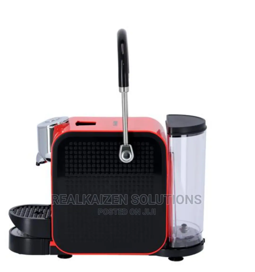 GEEPAS 0.65L Quick Brew Capsule Coffee Machine 1145W