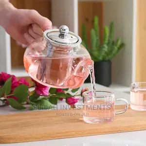 Clear Glass Teapot With Infuser