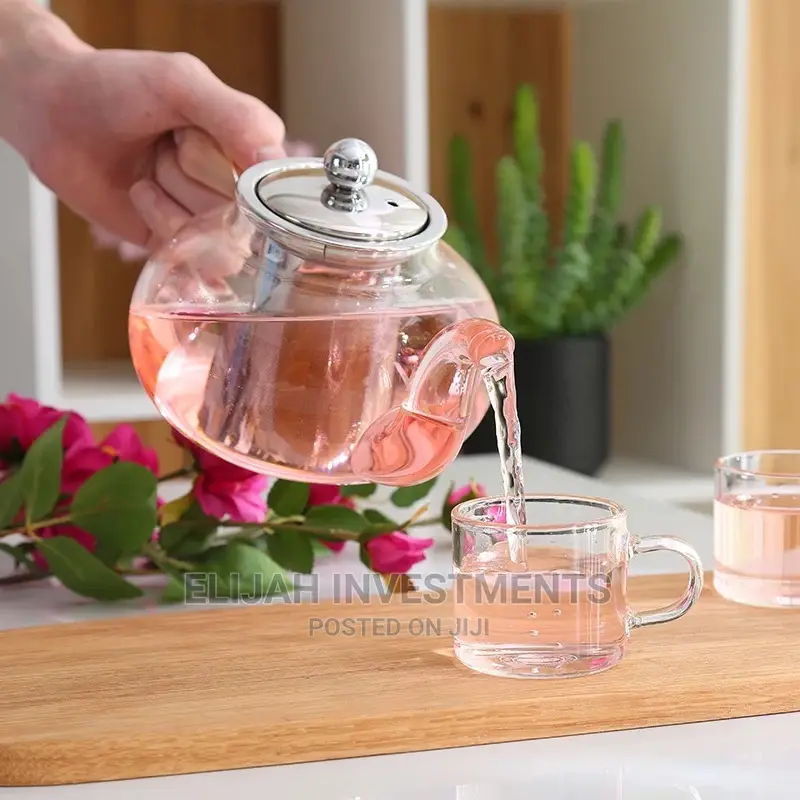 Clear Glass Teapot With Infuser