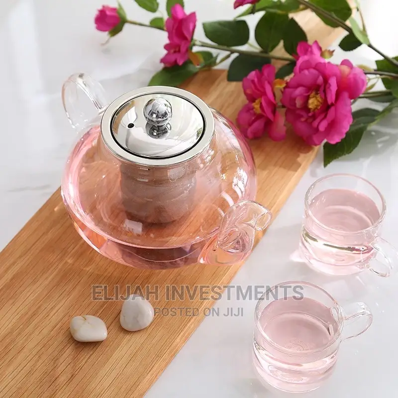 Clear Glass Teapot With Infuser