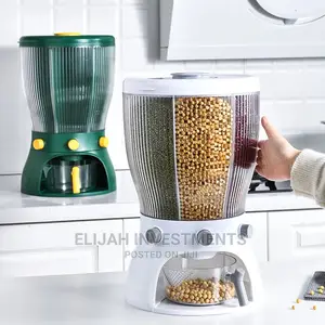 Multifunctional Cereal Storage Rotating Barrel