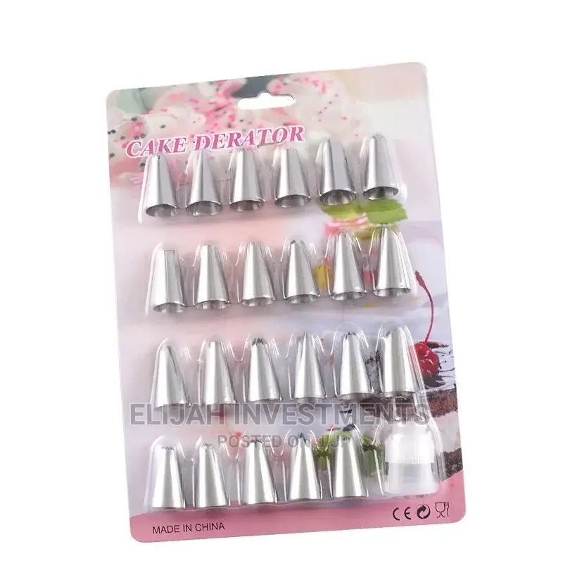 24 Pcs Cake Decorating Nozzles