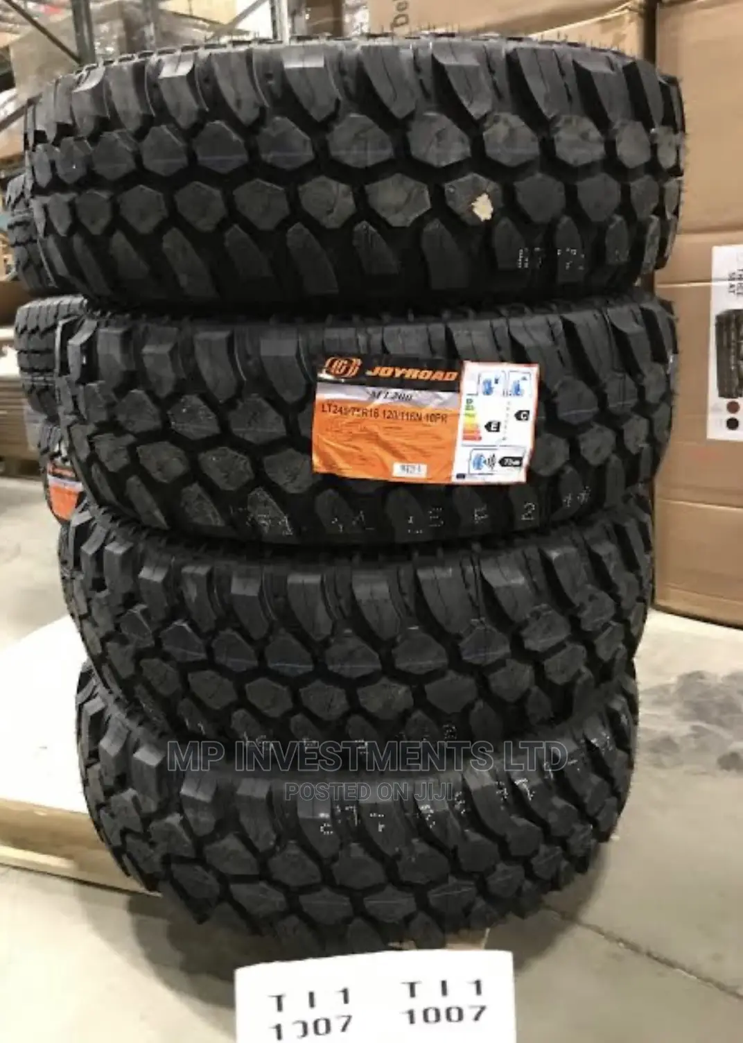 Land Cruiser MT ,LT, AT, Tyres in All Sizes