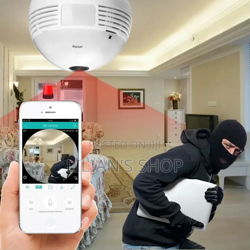 Smart Wireless Bulb Camera