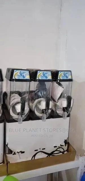 Electric Triple Slushy Machines || 12litres × 3 || 1100w.