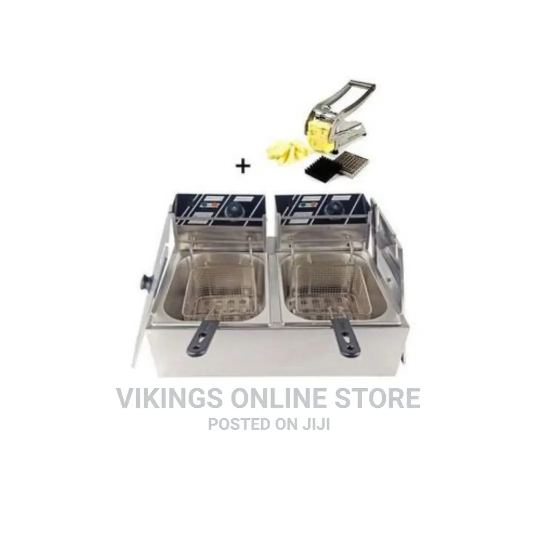 Commercial Deep Fryer 12ltr and Potato Chipper