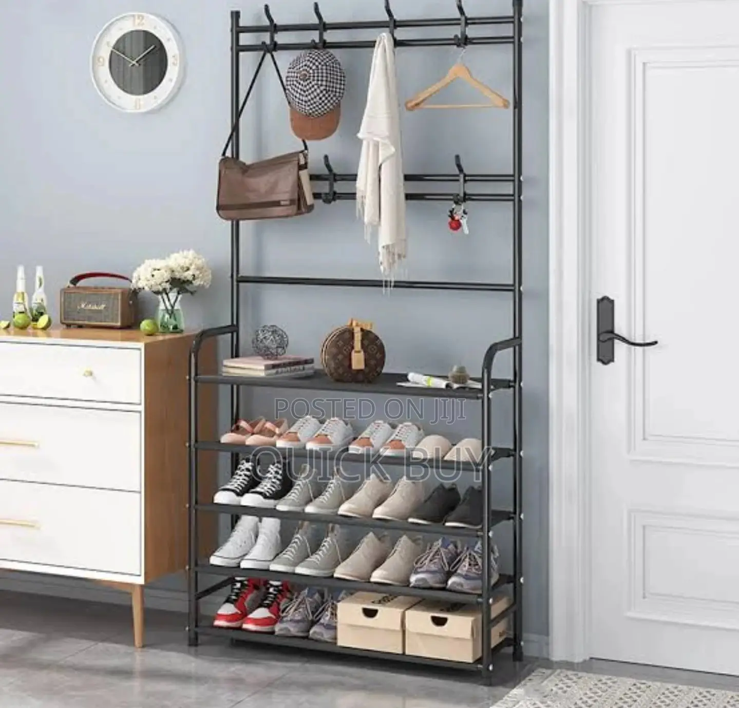 Shoe Rack,5 Layers Multi-Functional Shoe Rack Organizer