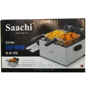 Saachi Stainless Steel Electric Deep Fryer 6.0 Litres -