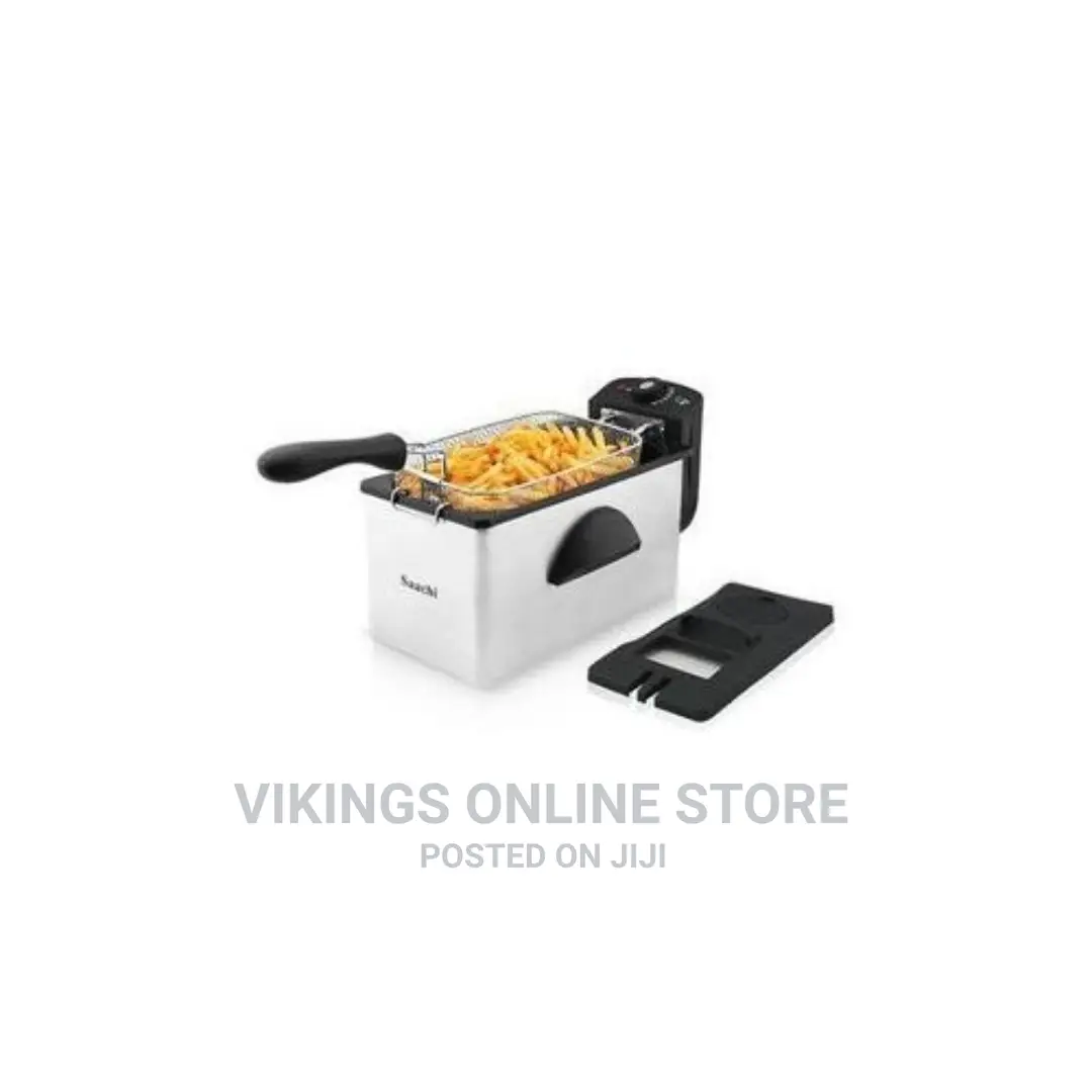 Saachi Electric Deep Fryer- Stainless Steel, 3 Litres -