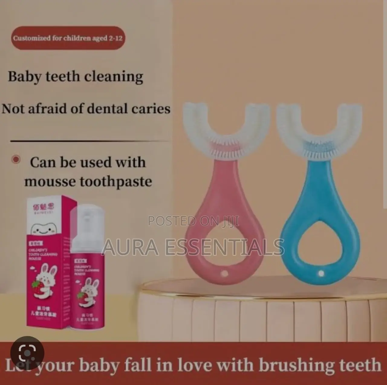 U-Shaped Soft Kids Tooth Brush