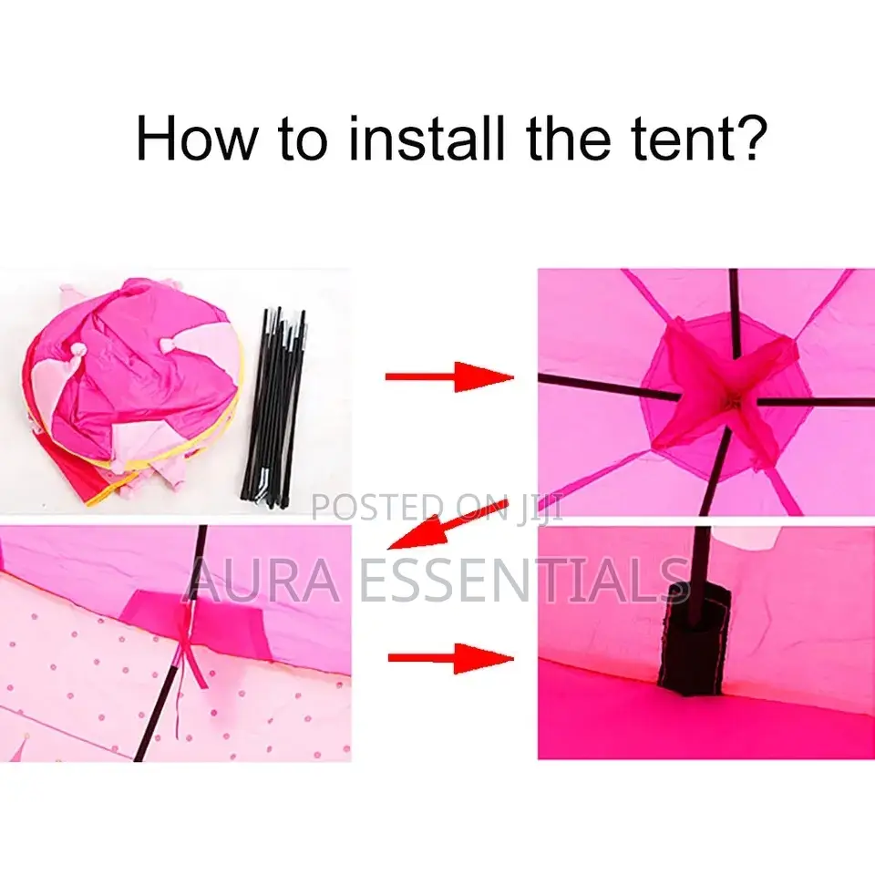 Kids Playhouse Castle Tent