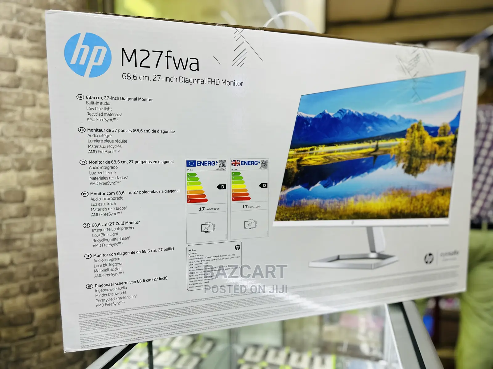HP M27fwa 27-In FHD IPS LED Backlit Monitor With Audio