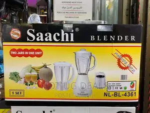Saachi 3 in 1 Double Jar Blender 1.5L